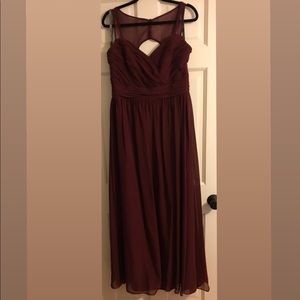 Alfred Angelo size 14 dress in Maroon
